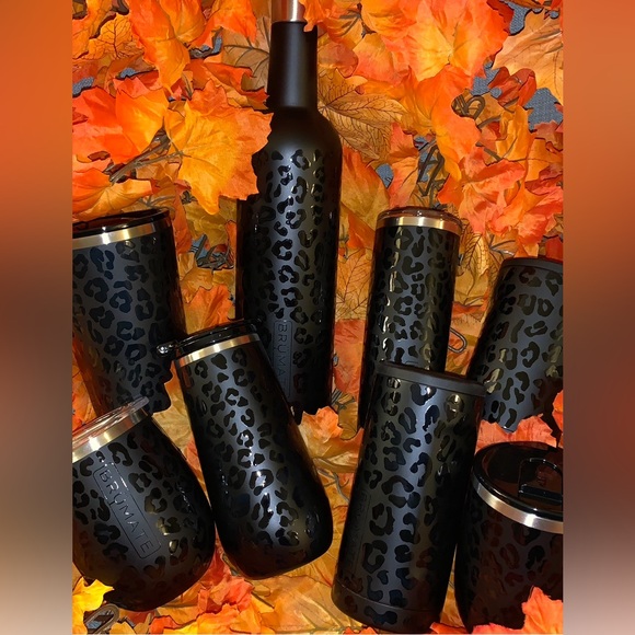 NEW! BRUMATE Onyx Leopard Winesulator 2.0 Wine Canteen 25oz New in Box GORGEOUS! - Picture 15 of 16